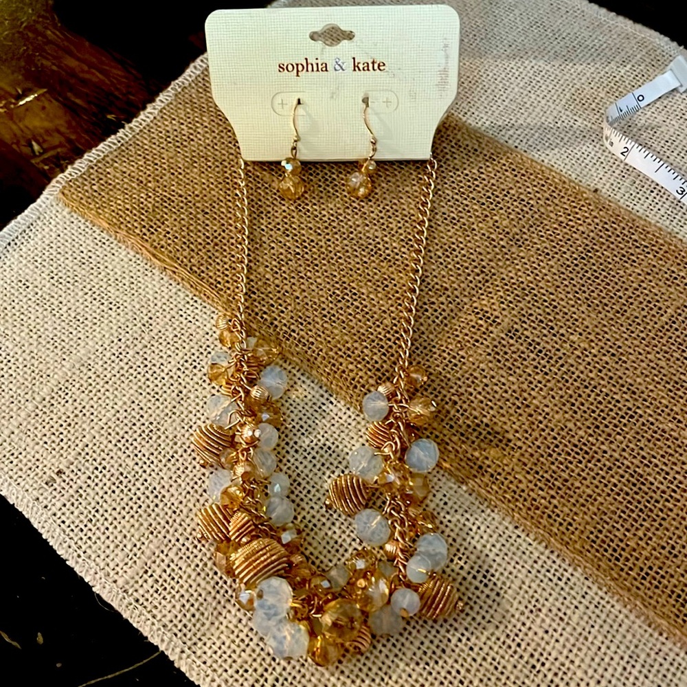 SOPHIE & KATE NECKLACE & EARRING SET